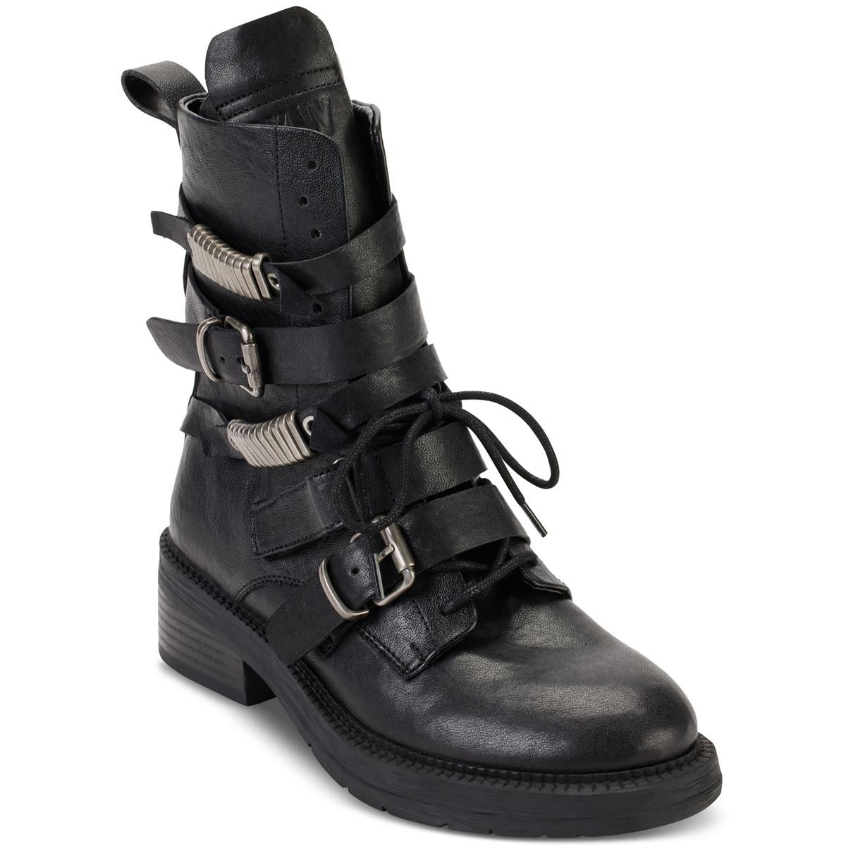 Ita Leather Strappy Ankle Boots