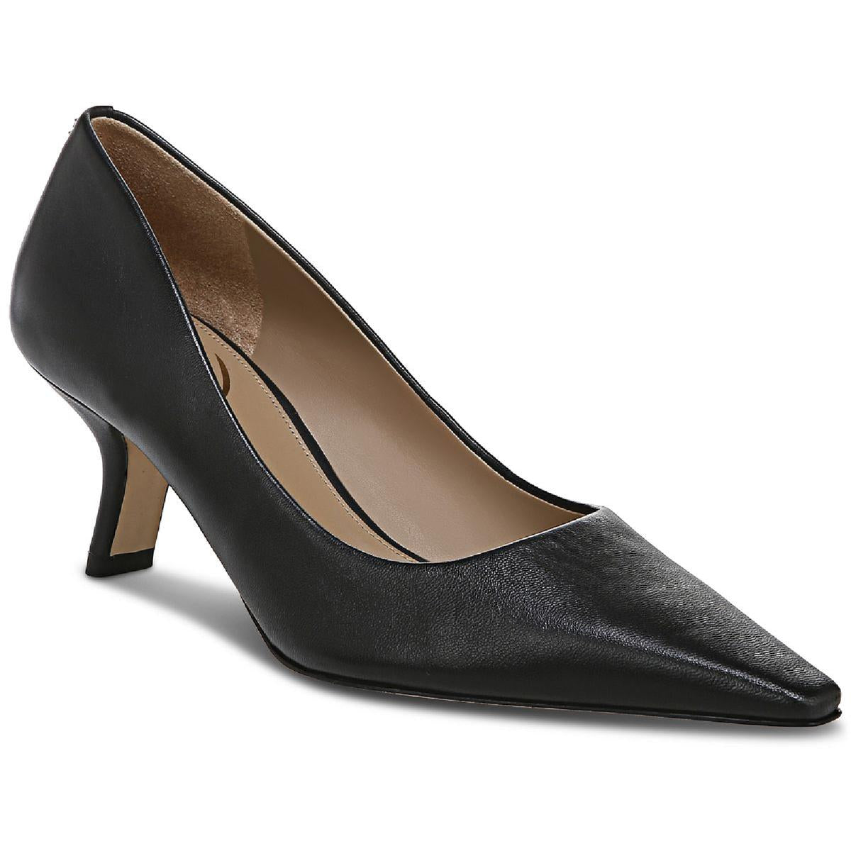 Bianka Sling Laceless Pointed Toe Kitten Heels