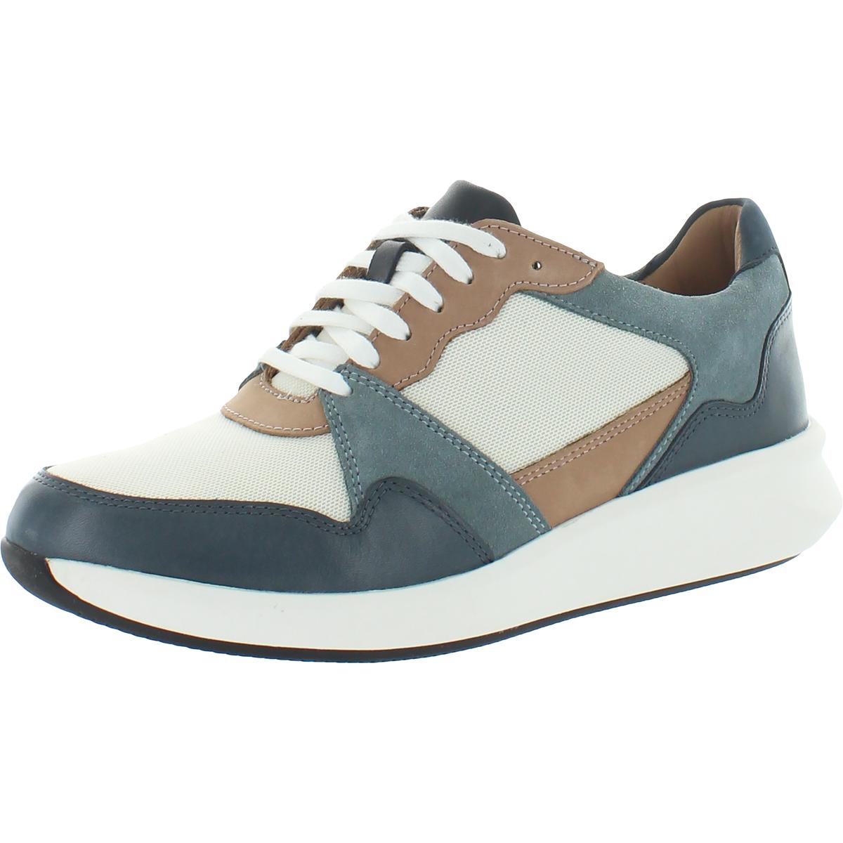 Un Rio Run Leather Retro-Inspired Fashion Sneaker