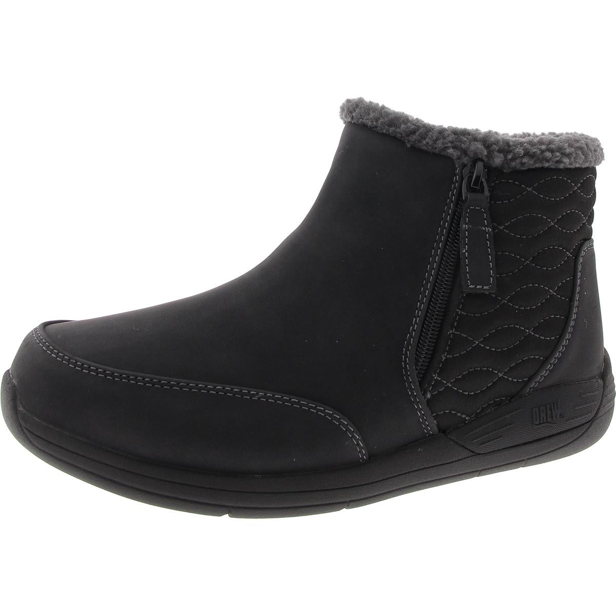 Tabby Faux Fur Faux Leather Shearling Boots