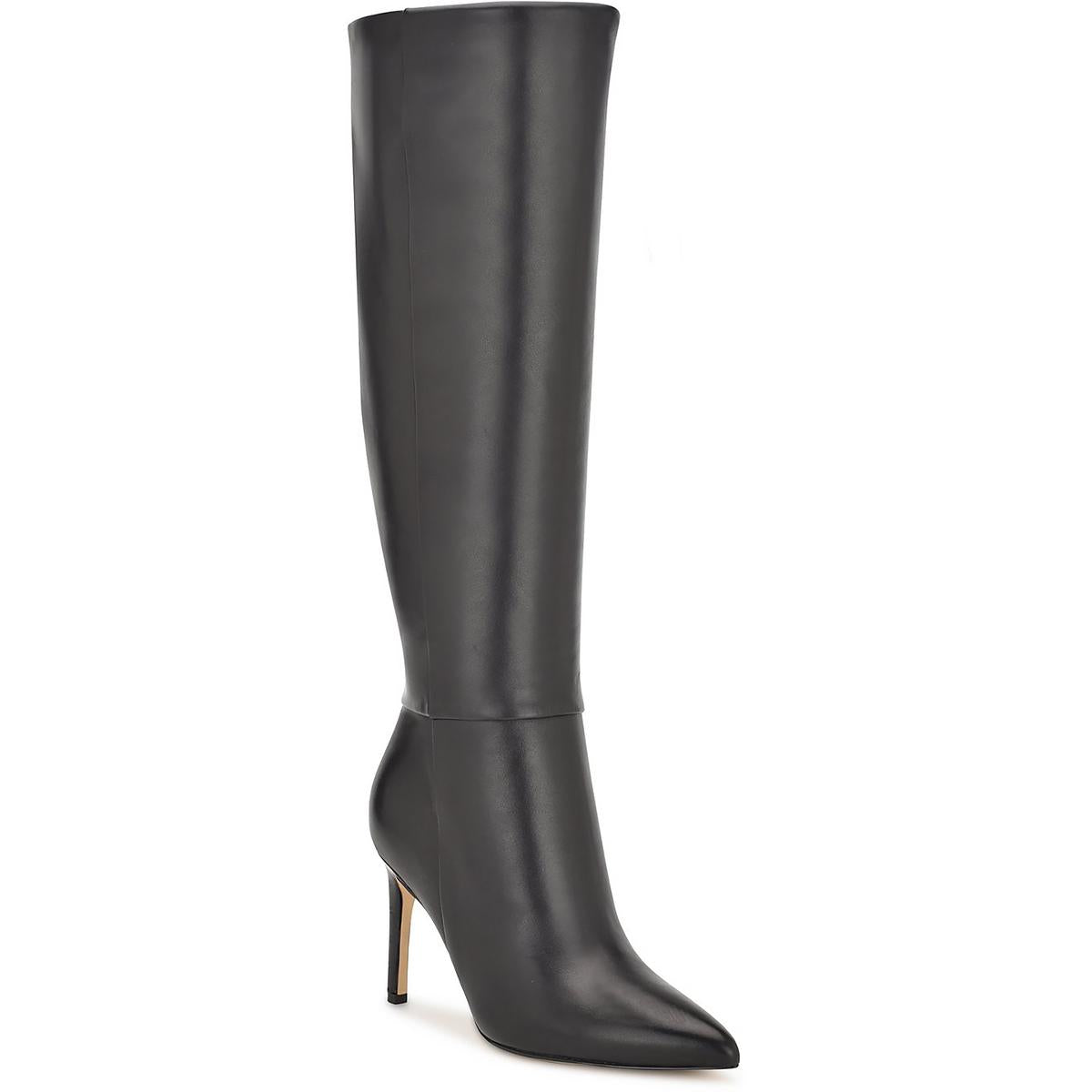 wnRICKY-WC Solid Leather Knee-High Boots