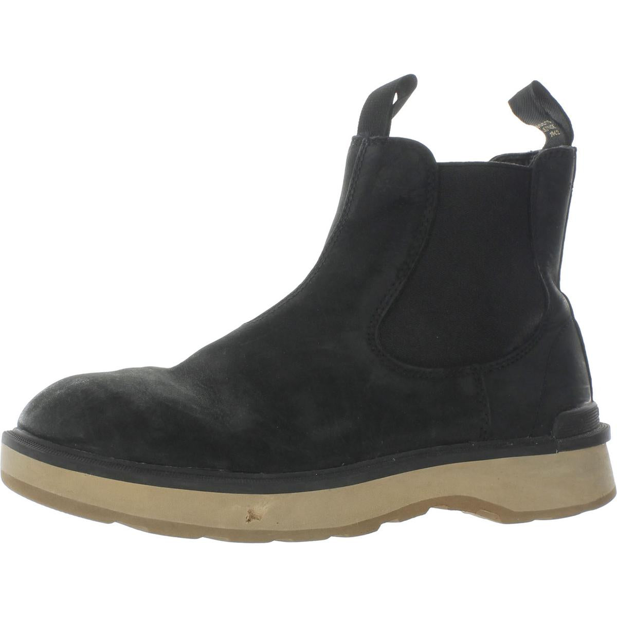 Hi-Line Leather Waterproof Chelsea Boots