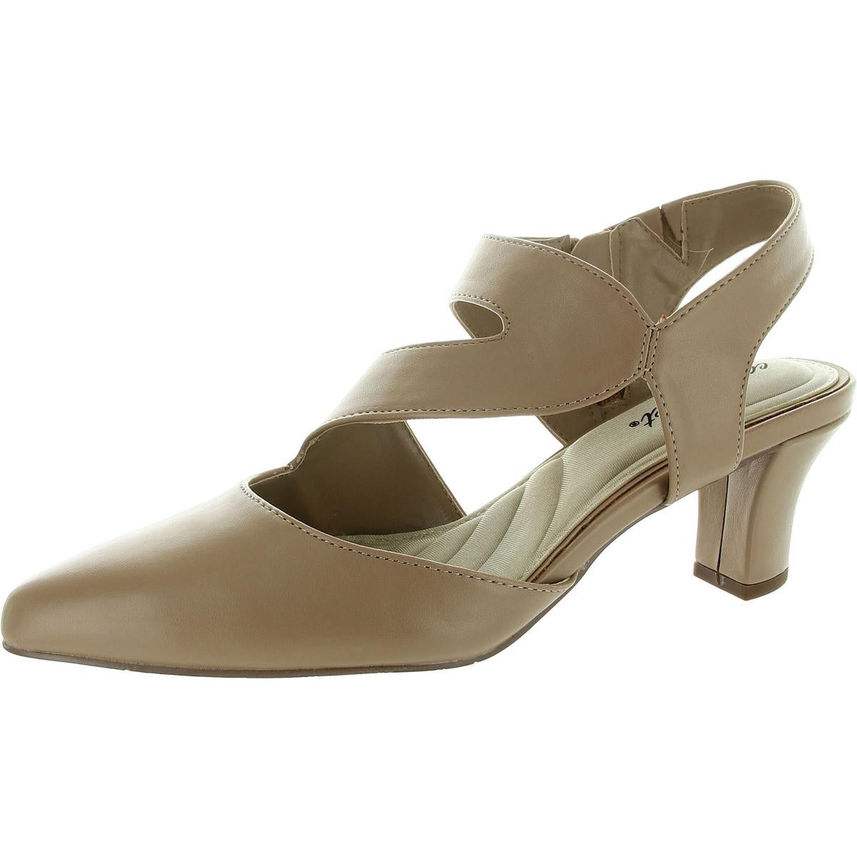 Venue Zipper Faux Leather Ankle Strap