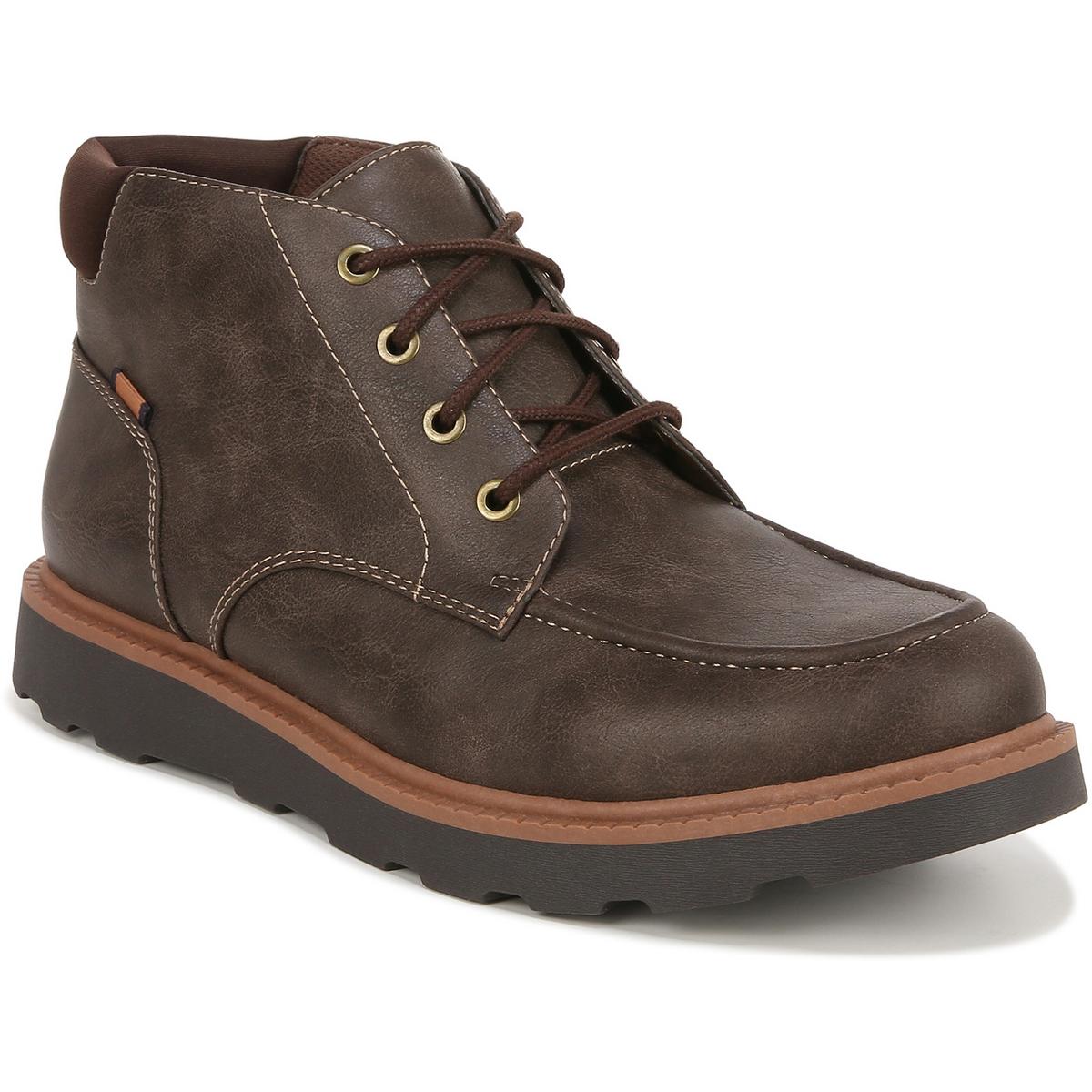 Maplewood Faux Leather Cold Weather Chukka Boots