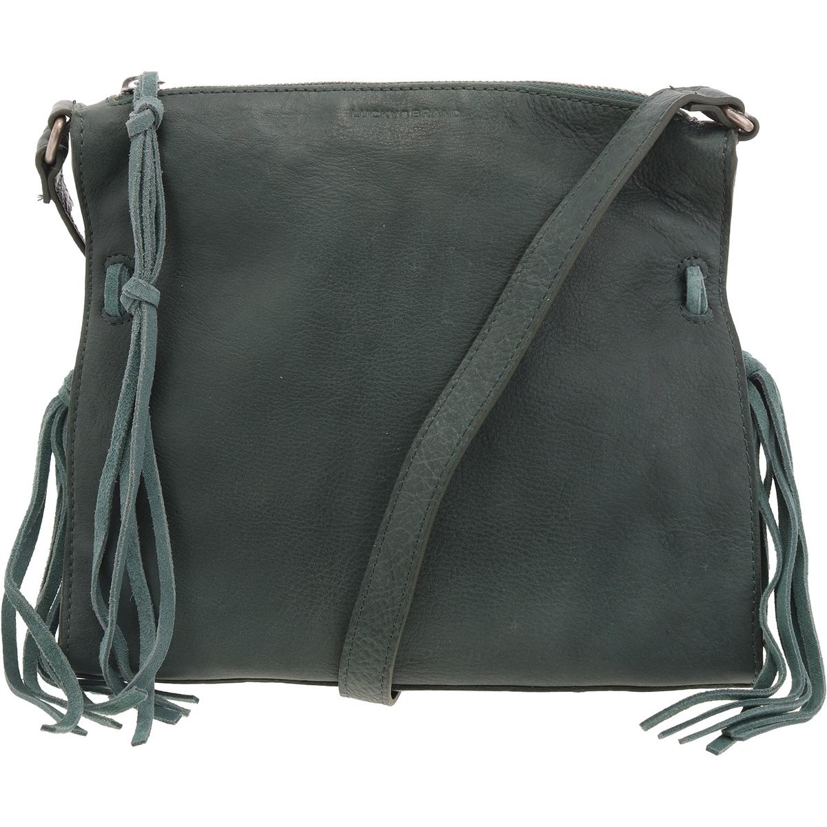 Erma Tassel Leather Crossbody Handbag