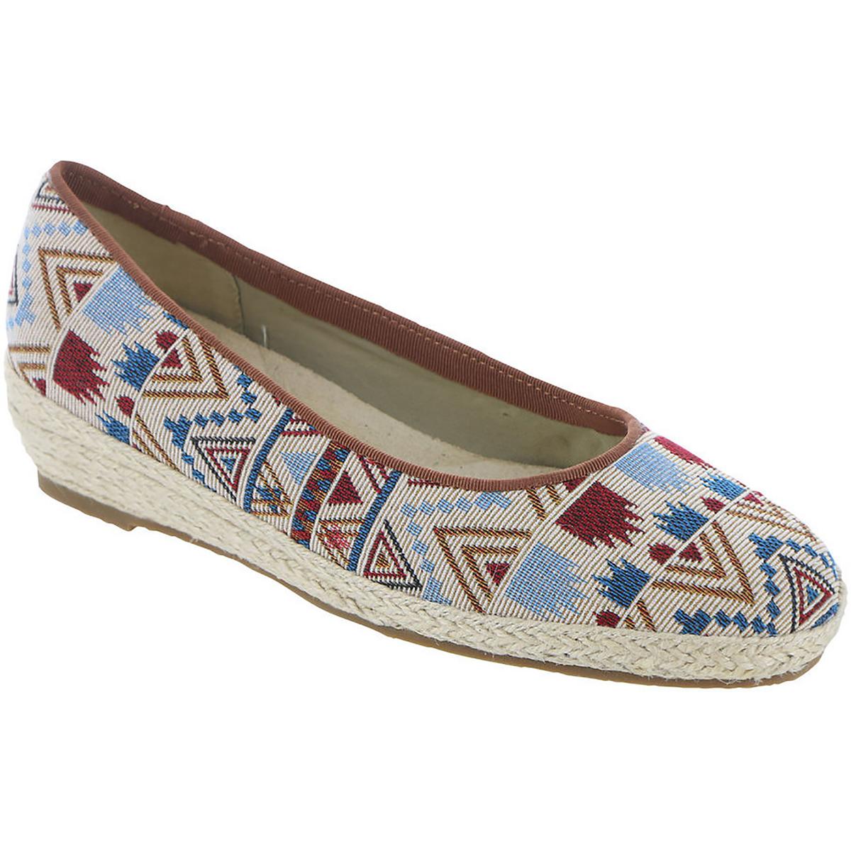 Sunset Canvas Wedge Espadrilles