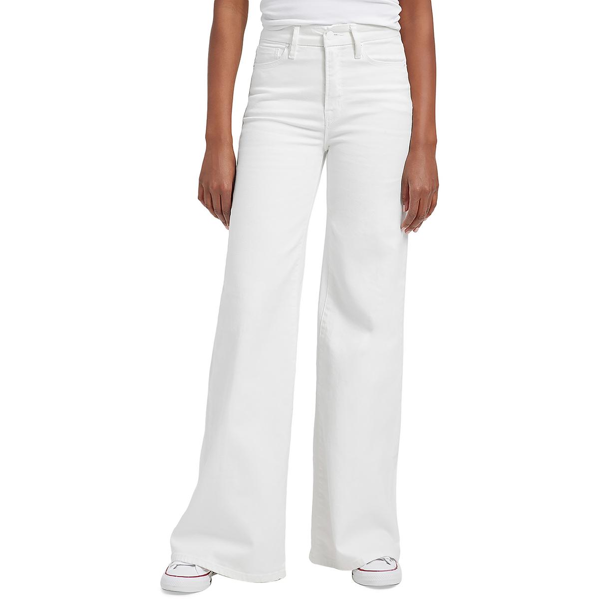 High-Rise Denim Wide Leg Jeans