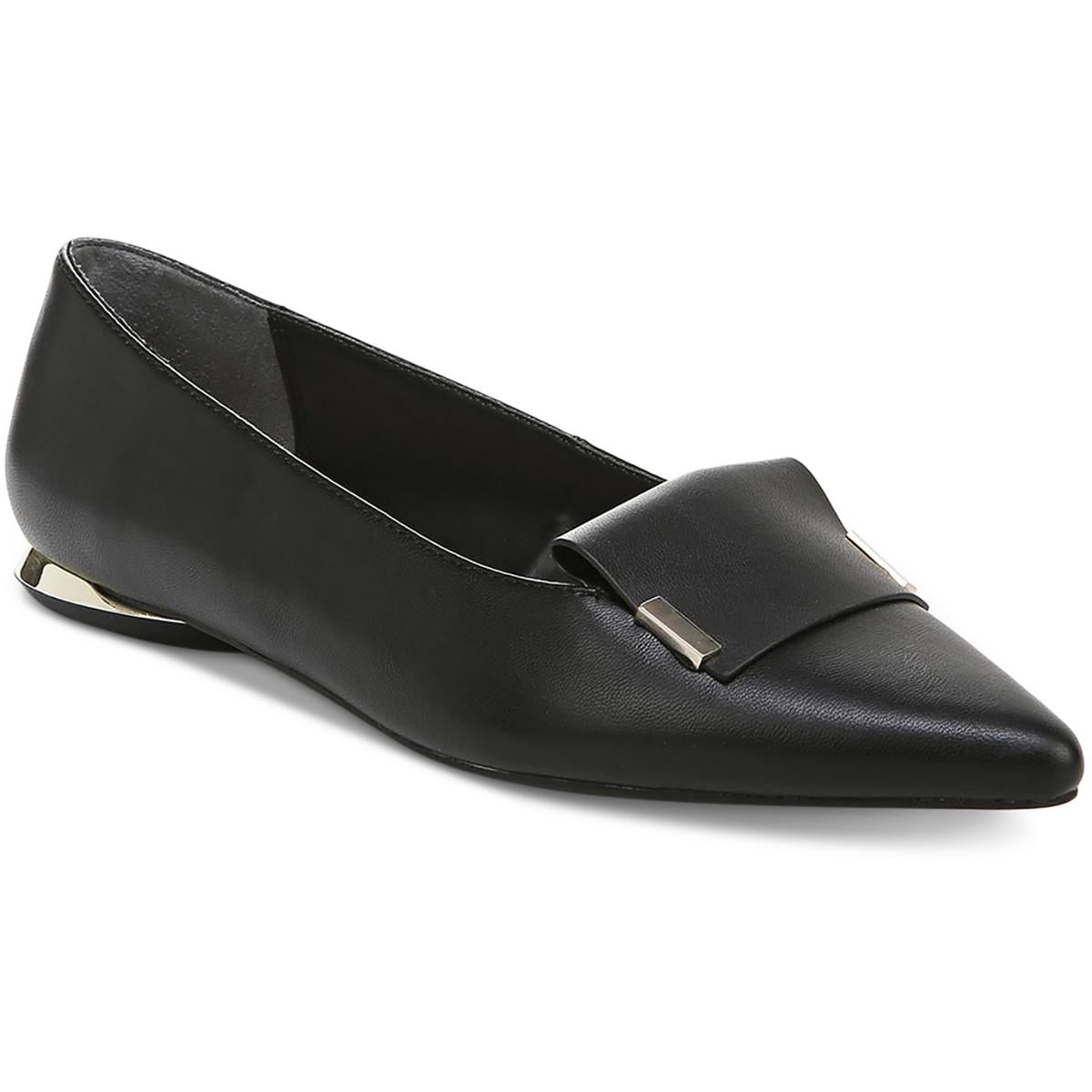 Samanthaa Faux Leather Dressy Flat Shoes