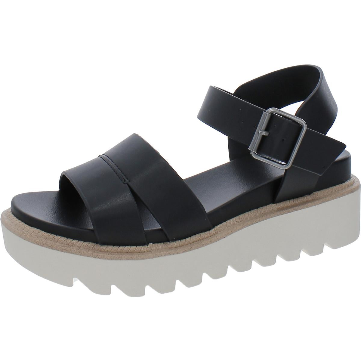 Jovie Faux Leather Casual Platform Sandals