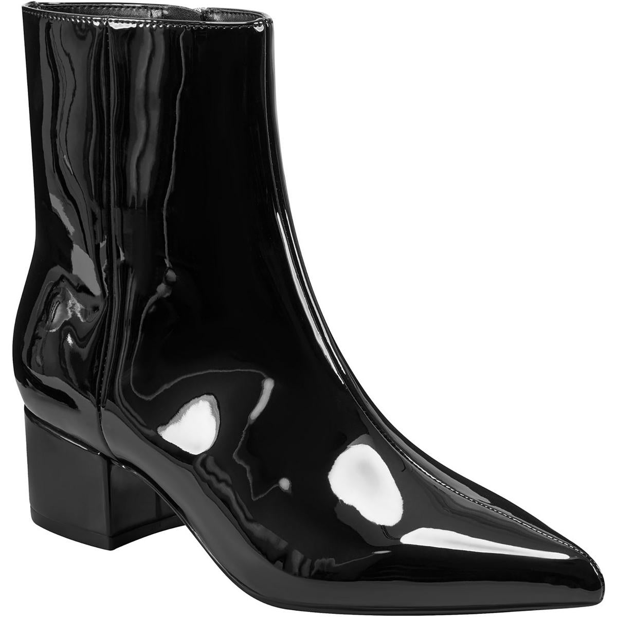 Gismo Leather Pointed Toe Ankle Boots