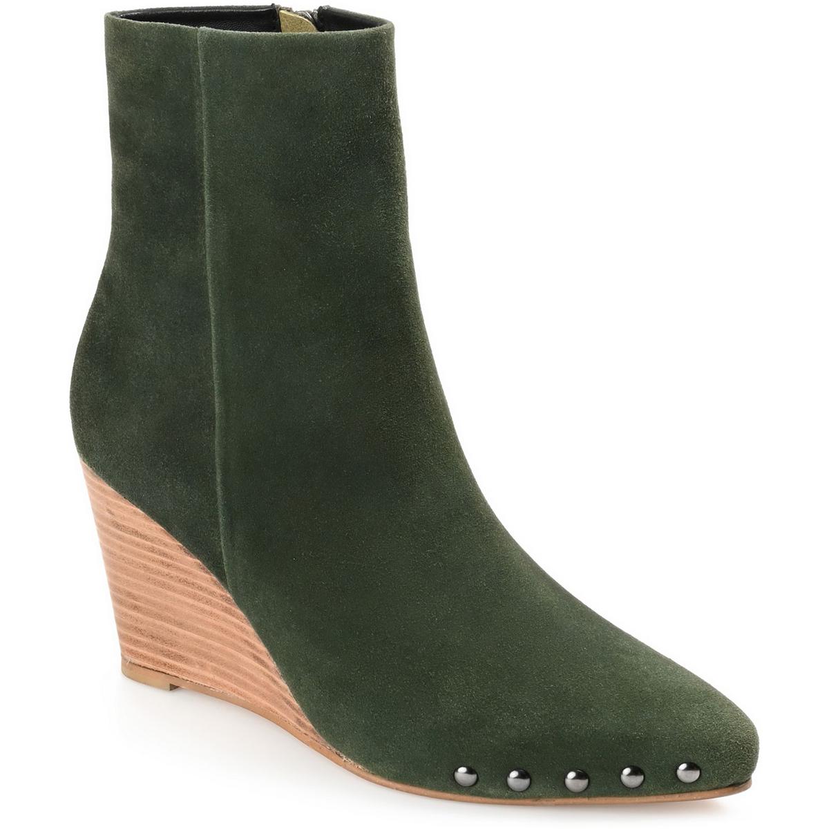 Reeya Suede Studded Ankle Boots