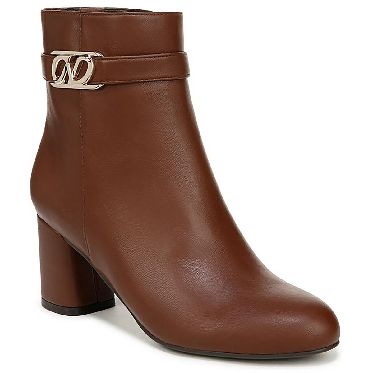 Lottie Faux Leather Solid Ankle Boots