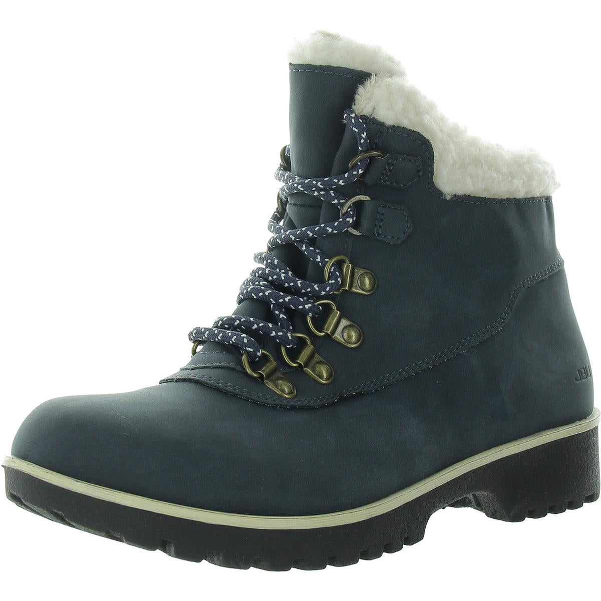 Faux Fur Lined Leather Winter & Snow Boots