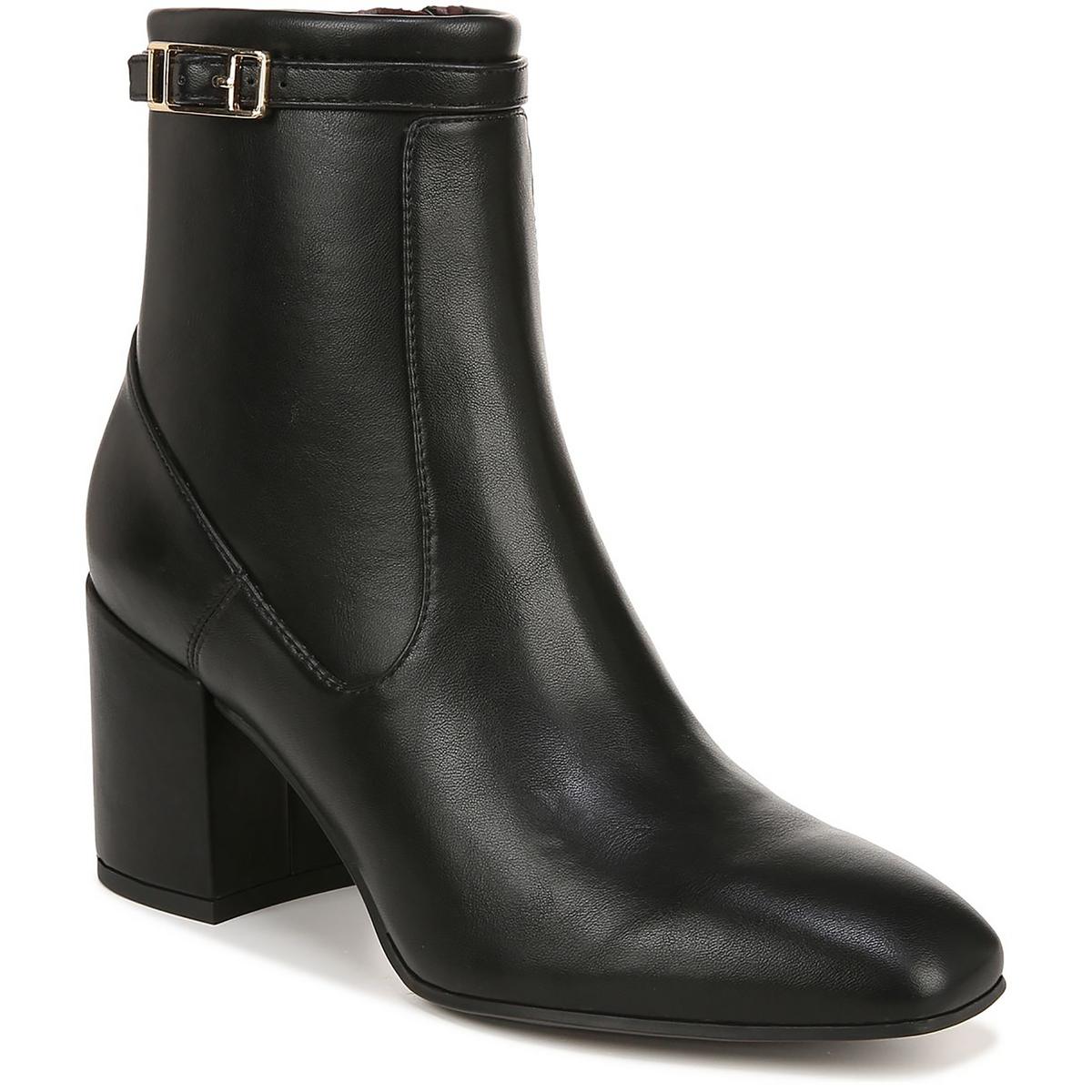 Tribute Faux Leather Square Toe Ankle Boots