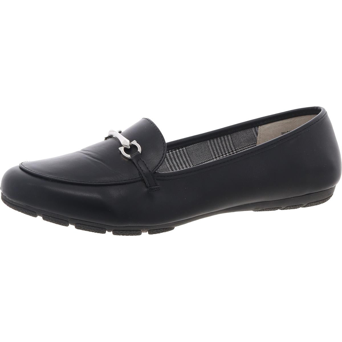 GLOWING Cushioned Footbed Faux Leather Loafers