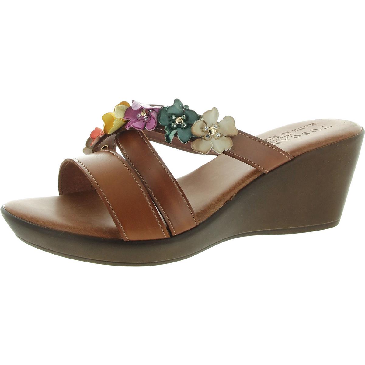 Bellefleur Slip On Wedge Embellishe Wedge Sandals