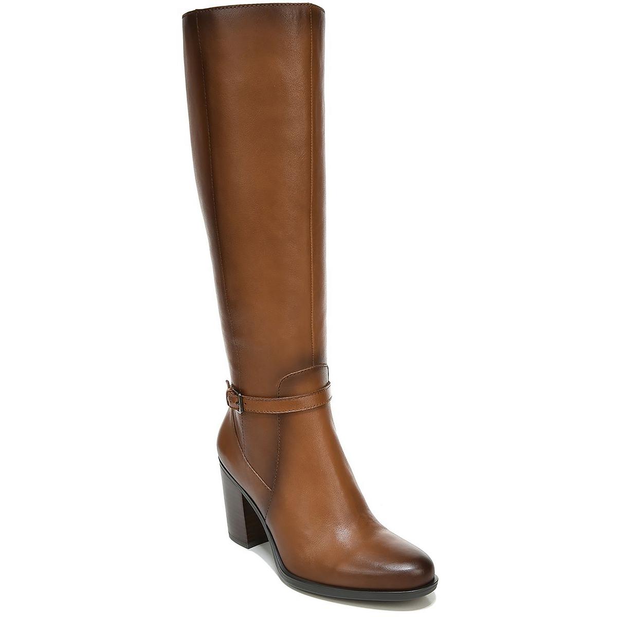 Kalina Leather Wide Calf Knee-High Boots