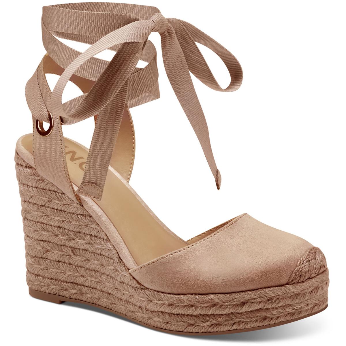 Maisie Faux Suede Padded Insole Wedge Sandals