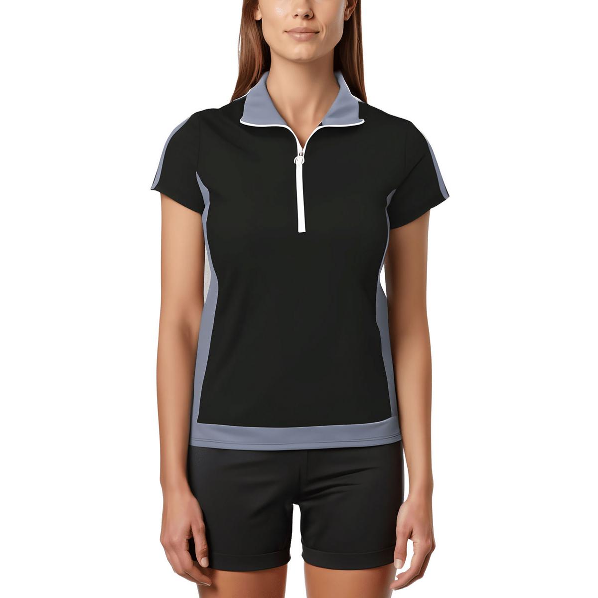 Collar Nylon 1/2 Zip Top