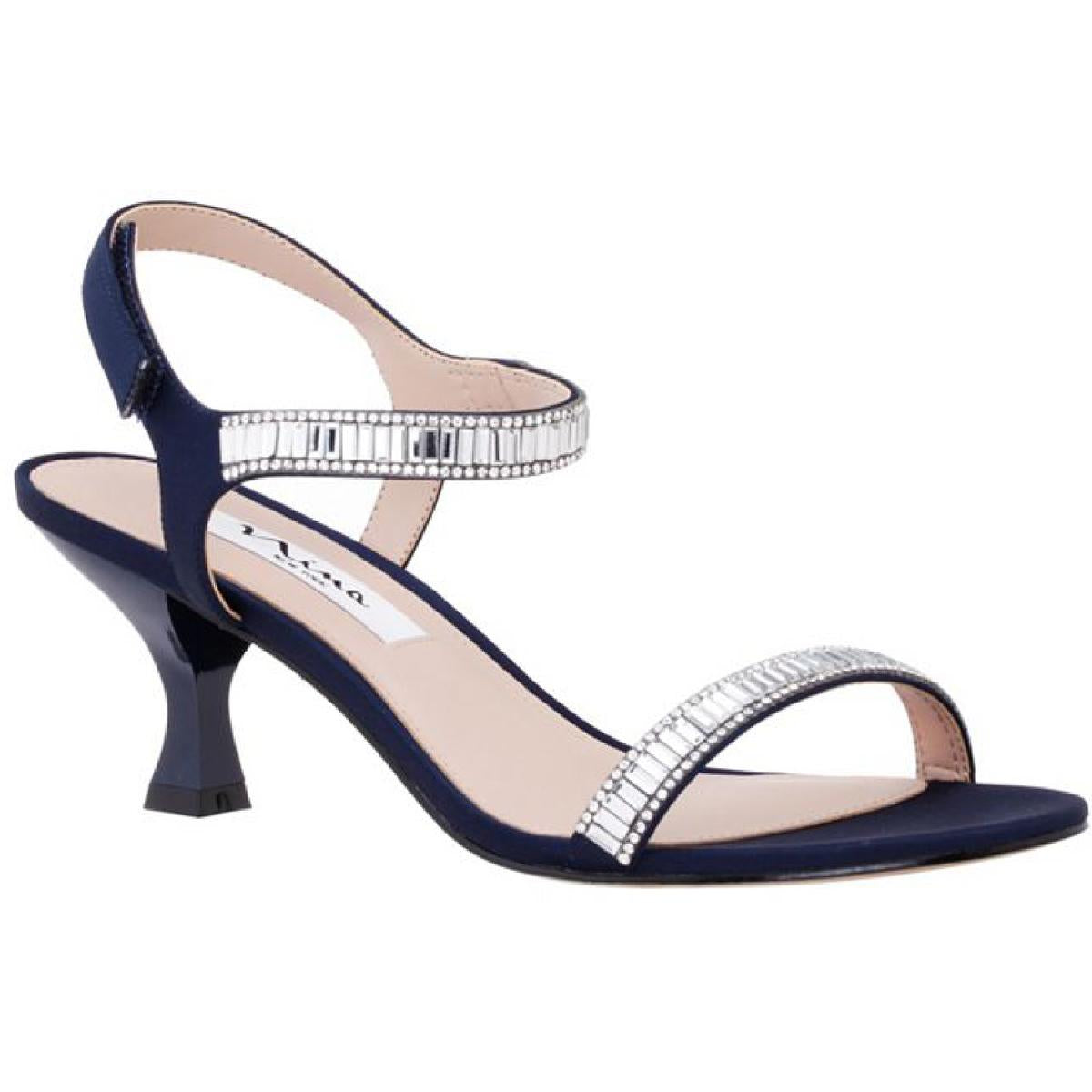 Niara Rhinestone Padded Insole Ankle Strap