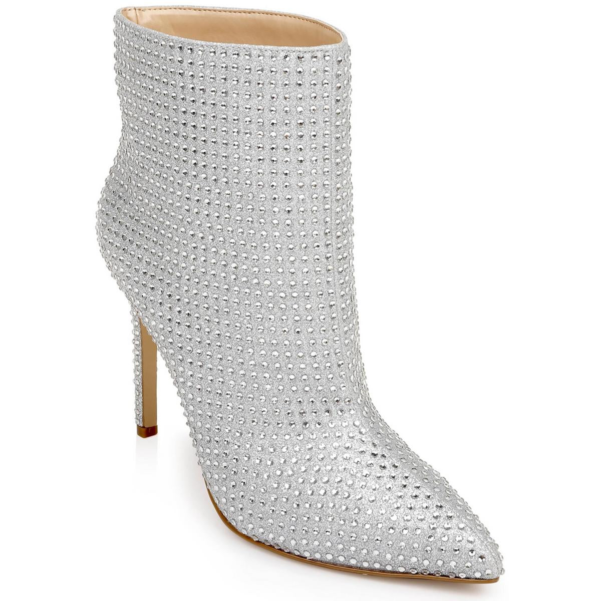 Jude Textured Pointed Toe Ankle Boots