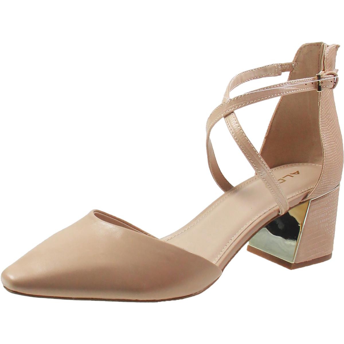 Animal Print Leather Ankle Strap