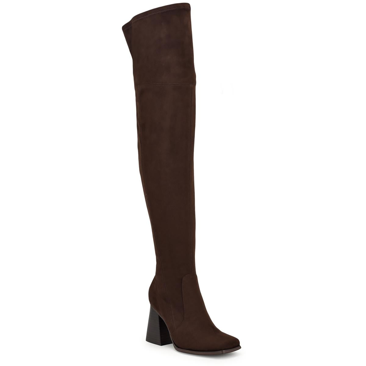 Begone Square Toe Dressy Over-The-Knee Boots