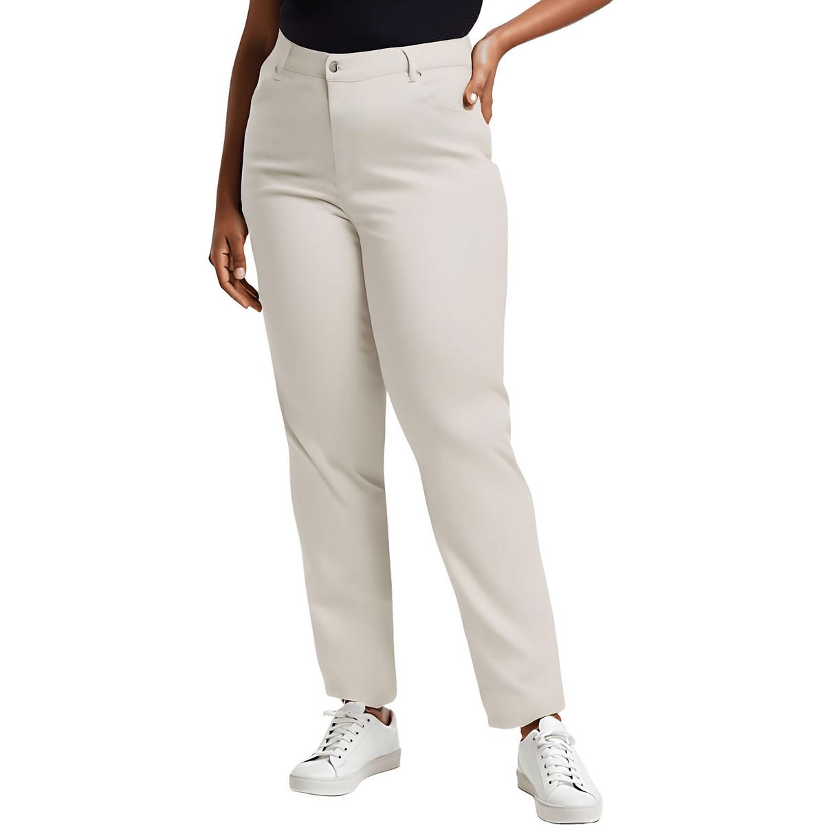 Plus Amanda Stretch Cotton Tapered Leg Jeans