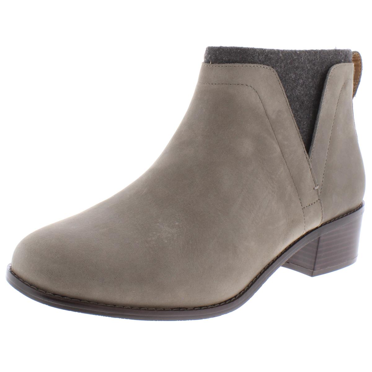 Hope Joslyn Nubuck Stacked Ankle Boots