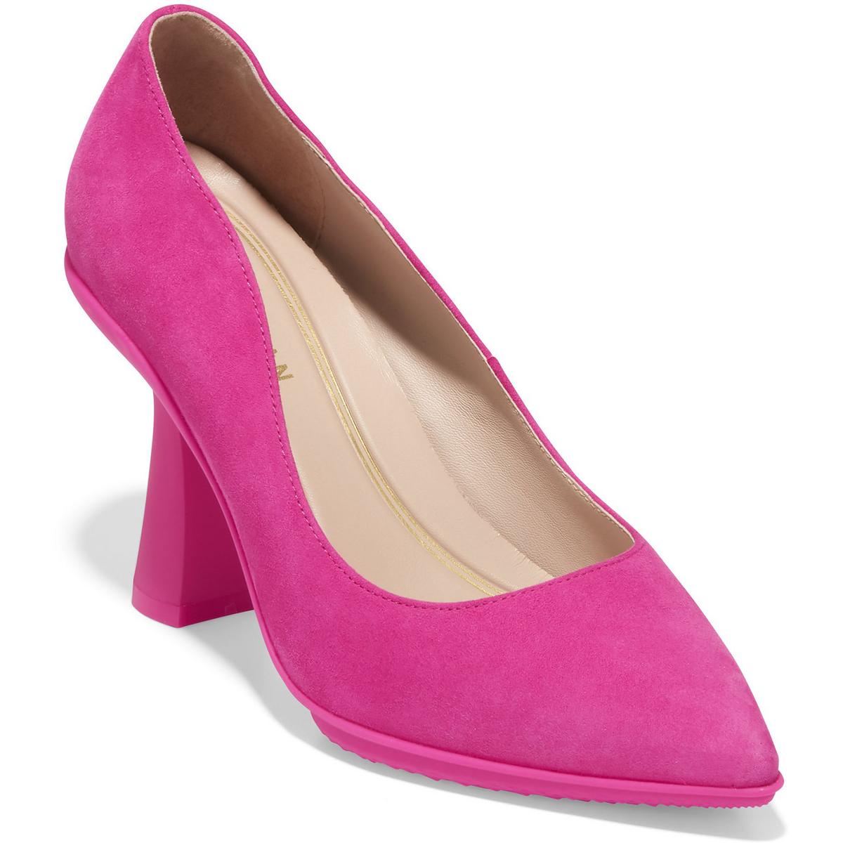 York Suede Pointed Toe Pumps
