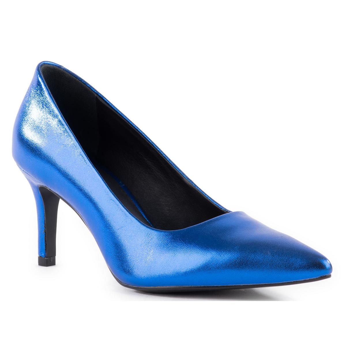 Motive Metallic Leather Pumps