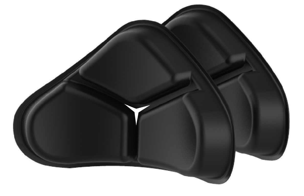 Vicis Football Helmet Delta Pods - Pair