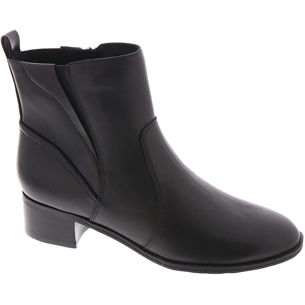 Serena Leather Embossed Ankle Boots