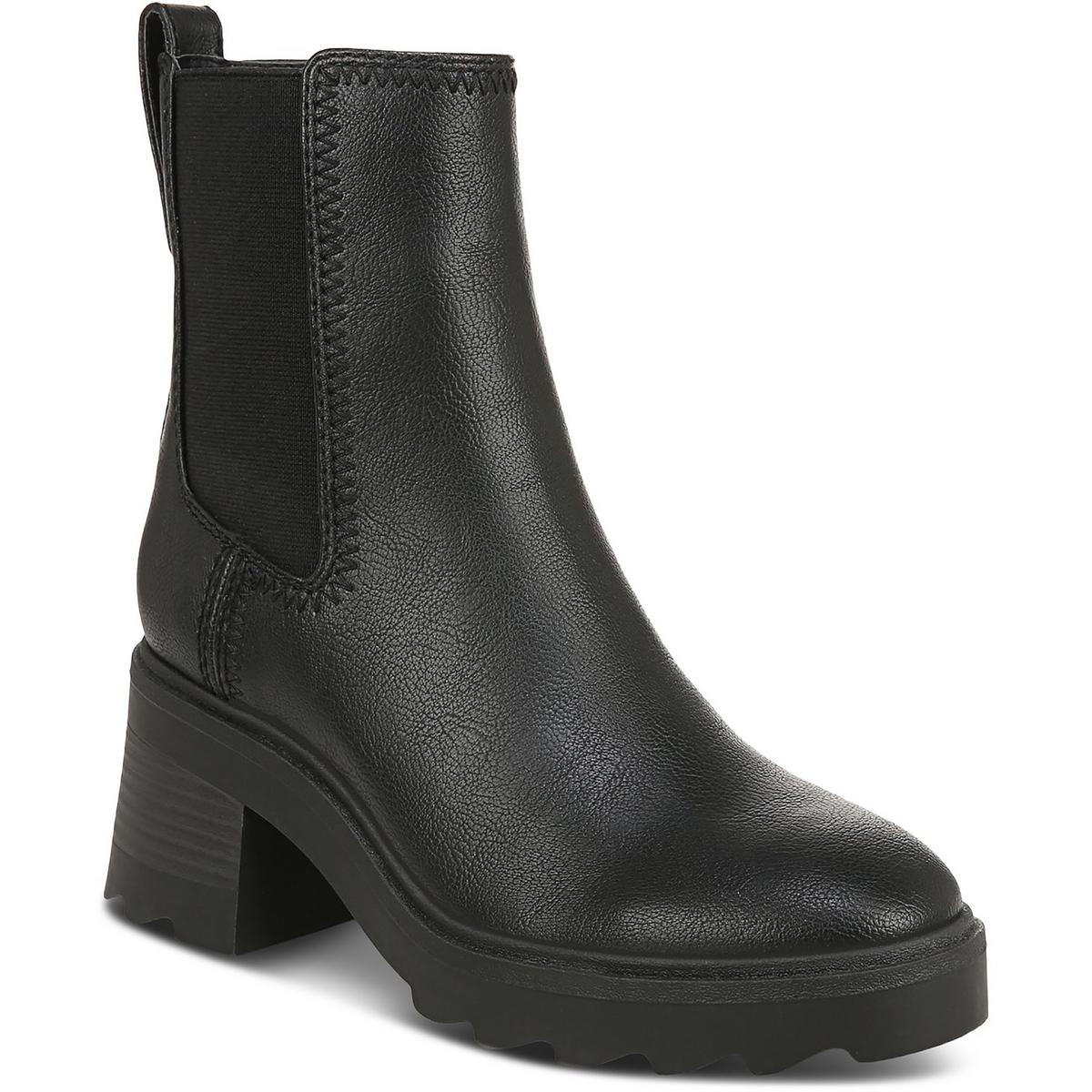 Teresa Faux Leather Chelsea Booties