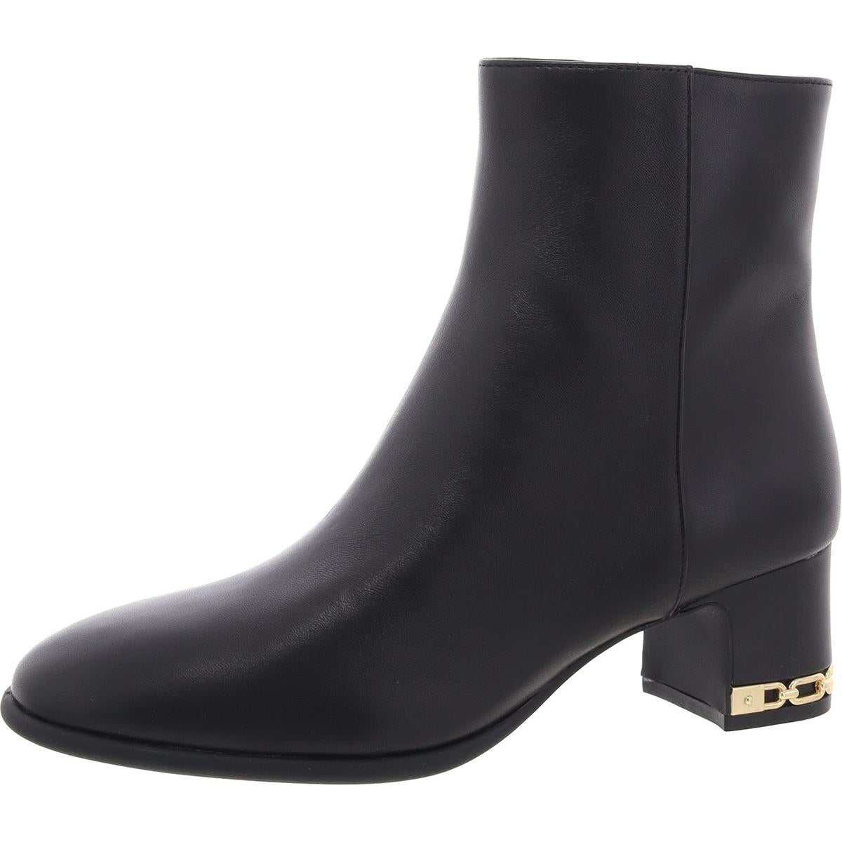 June Flex Mid Leather Ankle Booties