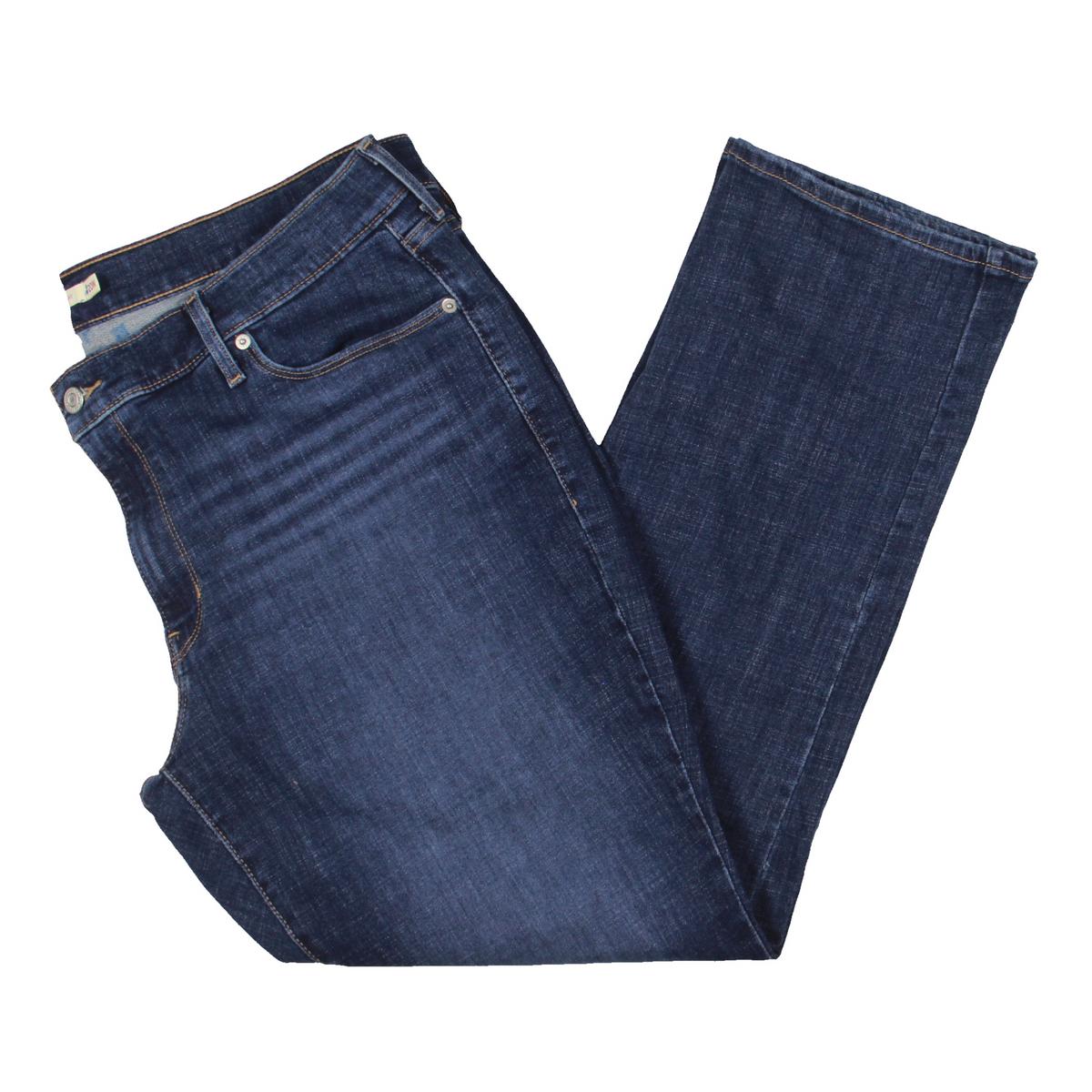 Mid Rise Relaxed Fit Straight Leg Jeans