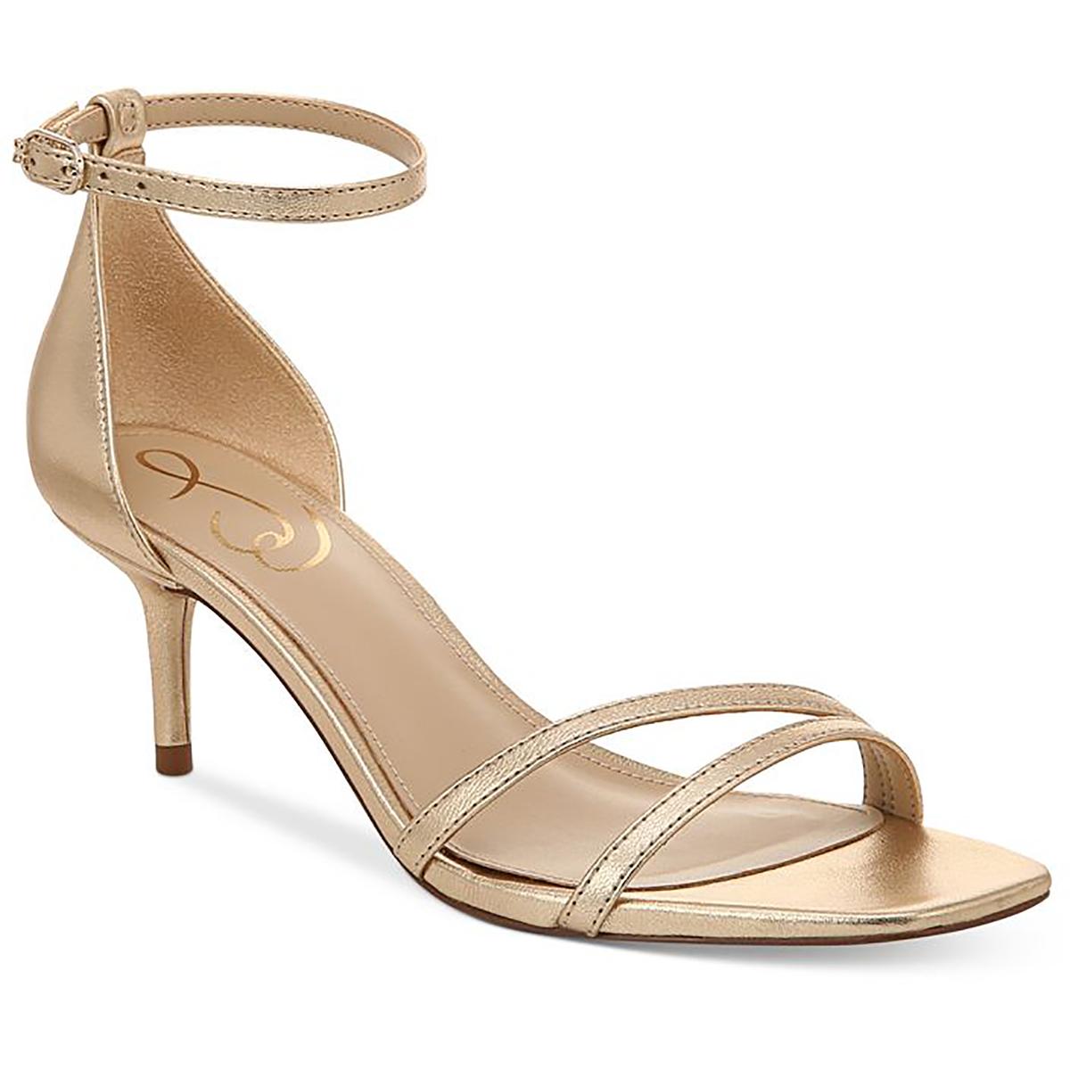 Peonie Buckle Ankle Strap Heels
