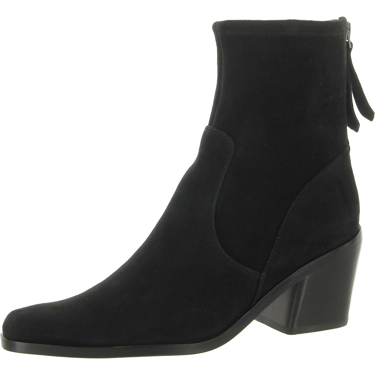 Bex Block Heel Stacked Heel Ankle Boots