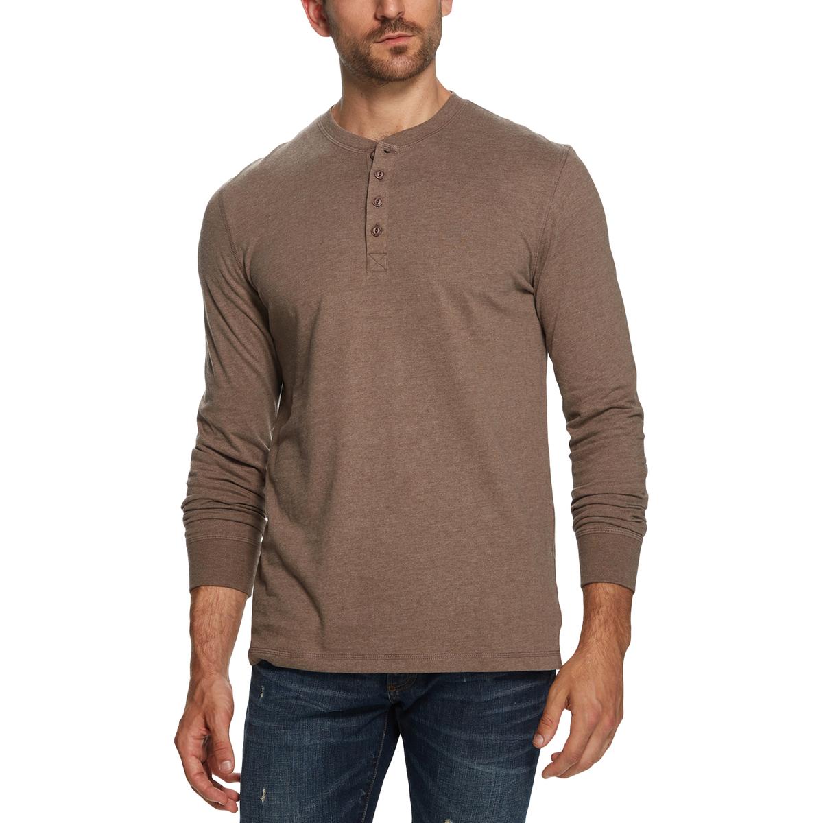 Long Sleeve Casual Henley Shirt
