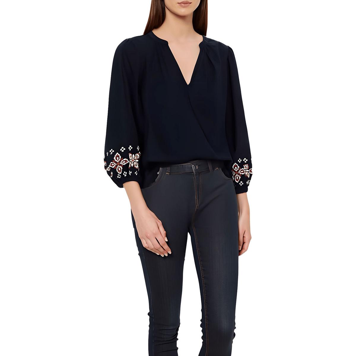 Embroidered Cotton Tunic Top