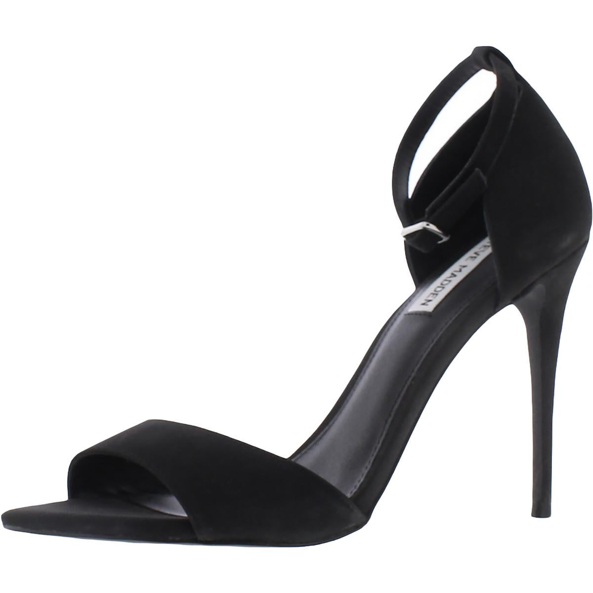 Manic Faux Suede Ankle Strap Pumps