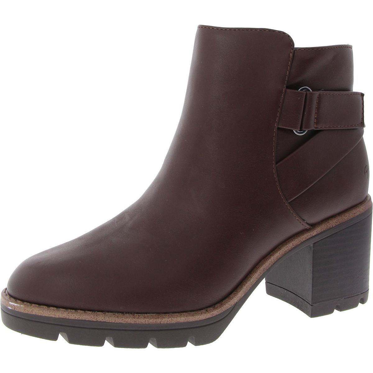 Madalynn-STR Faux Leather Mid-Calf Boots