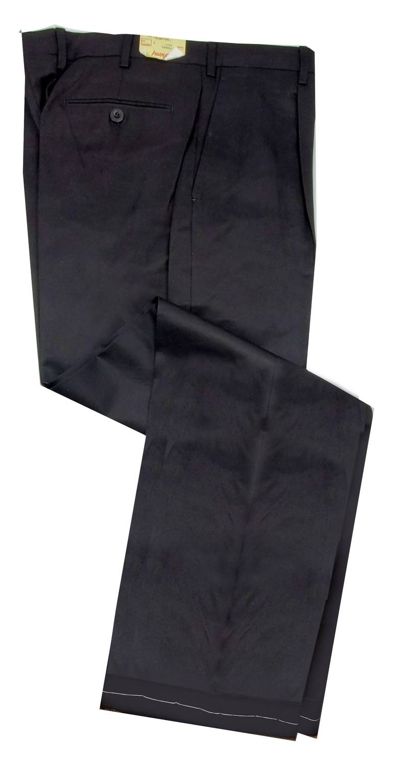 Men's Cannes All Season Wool Dress Pant In Black