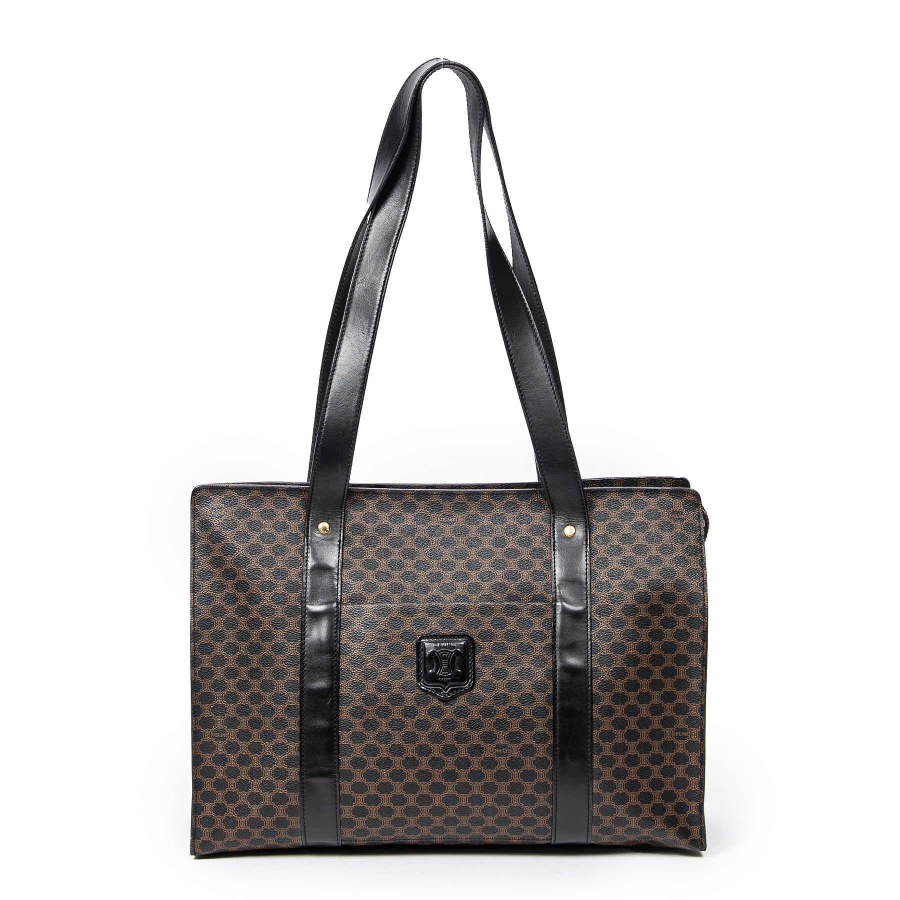 Vintage Large Zip Shopping Tote