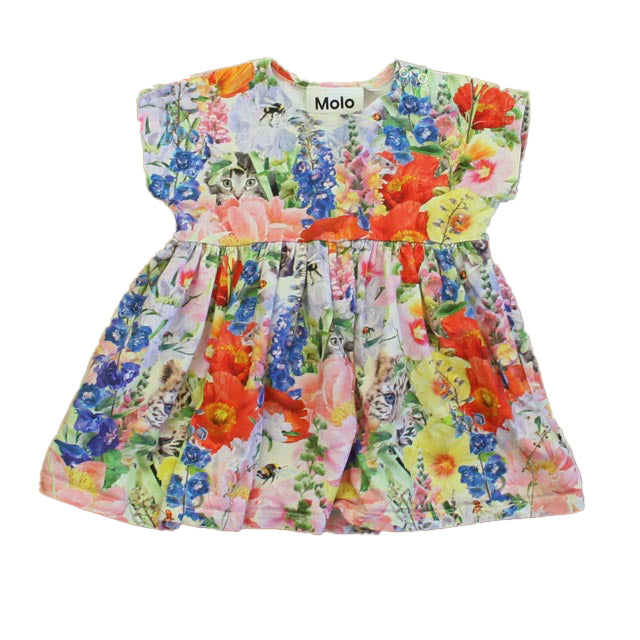 Molo Girls Floral Dress 7805836558396