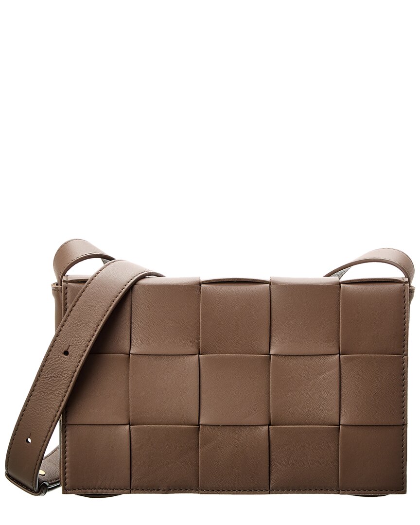 Bottega Veneta Cassette Maxi Intrecciato Leather Crossbody 7331432726588