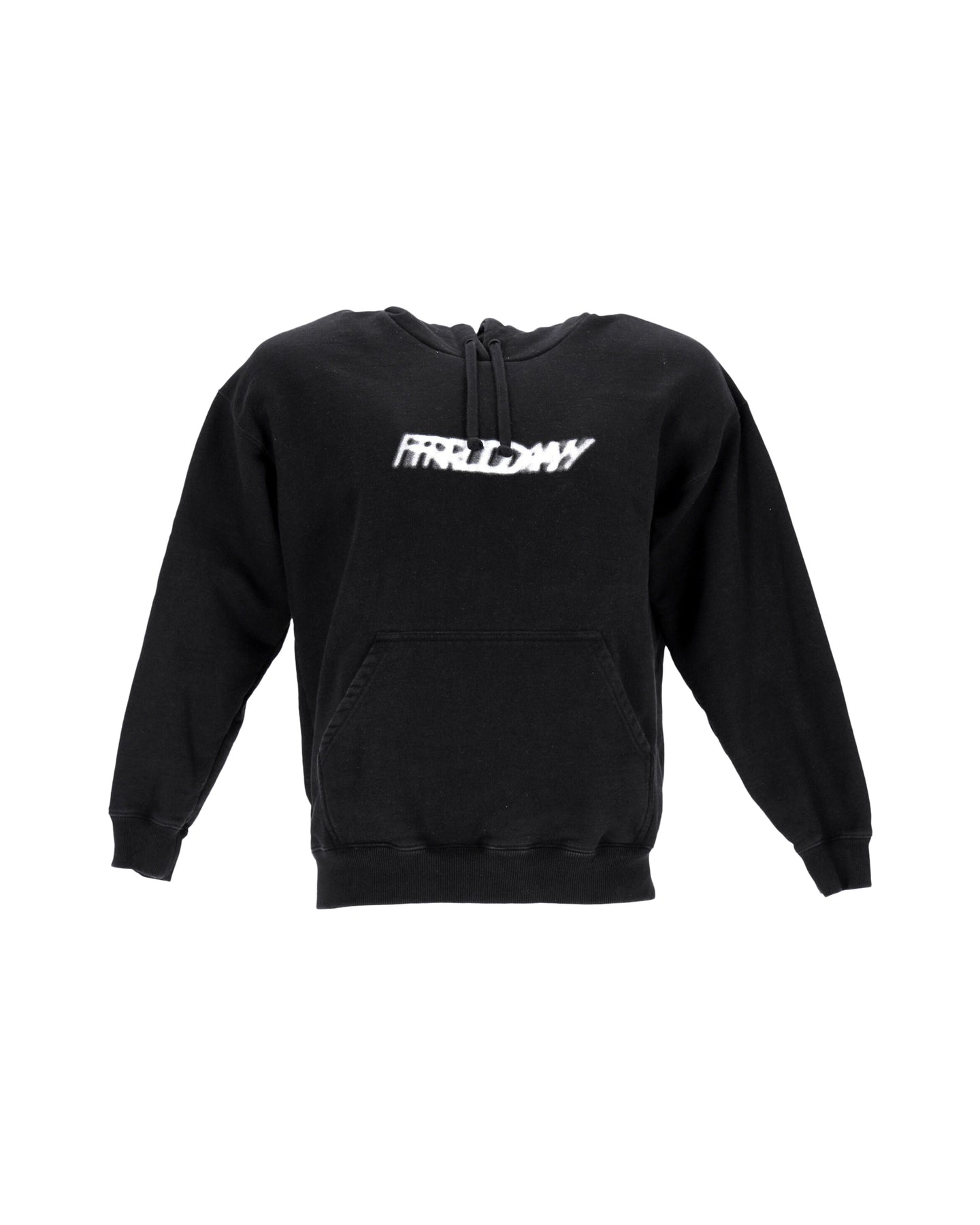 Vetements Friday Weekday Hoodie in Black Cotton 7748912545852