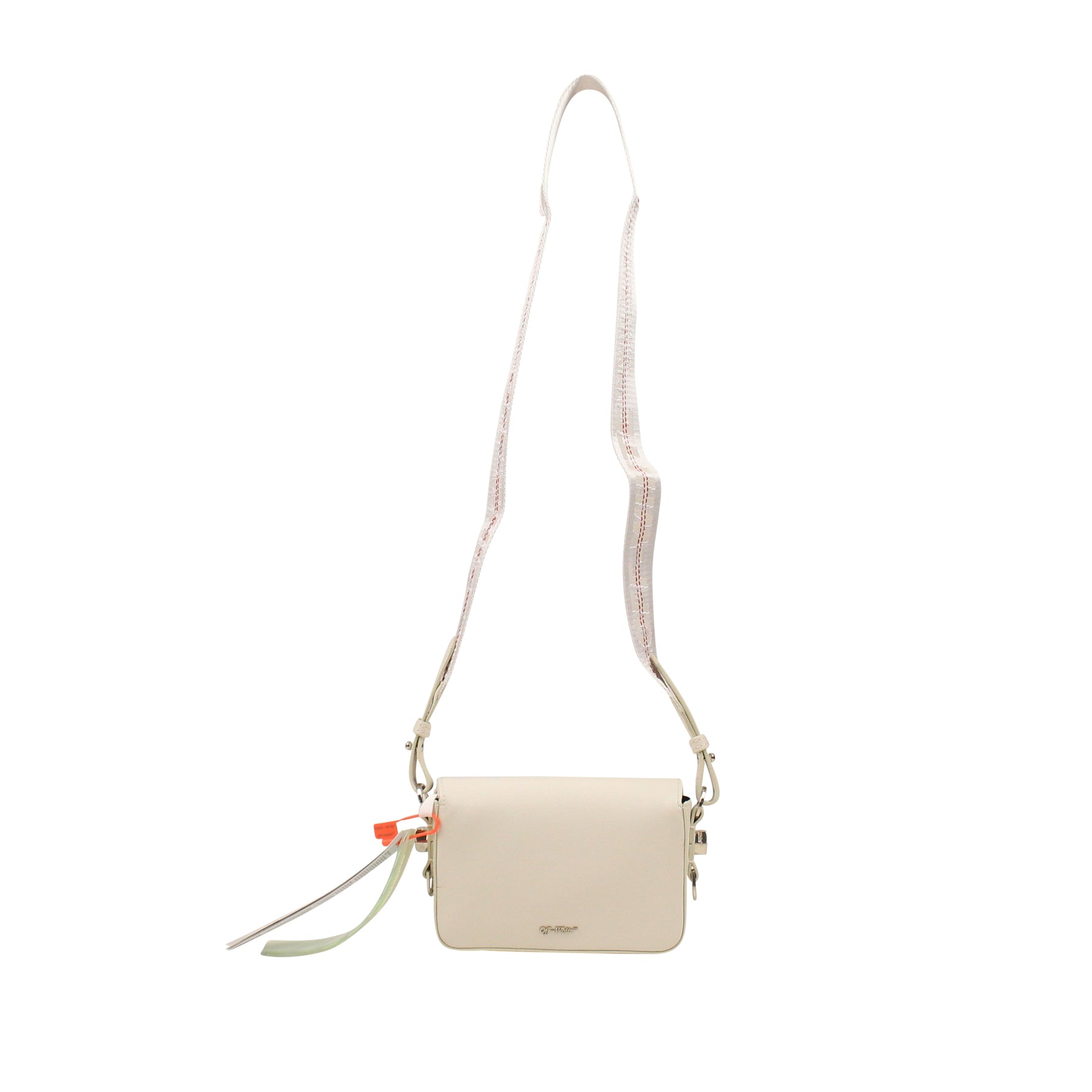 White/Black Mini Flap Bag