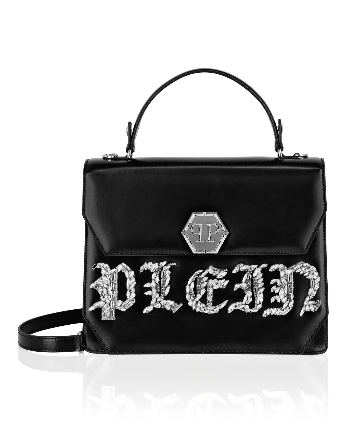 Superheroin Large Handle Bag Plein Stones 7805802020924