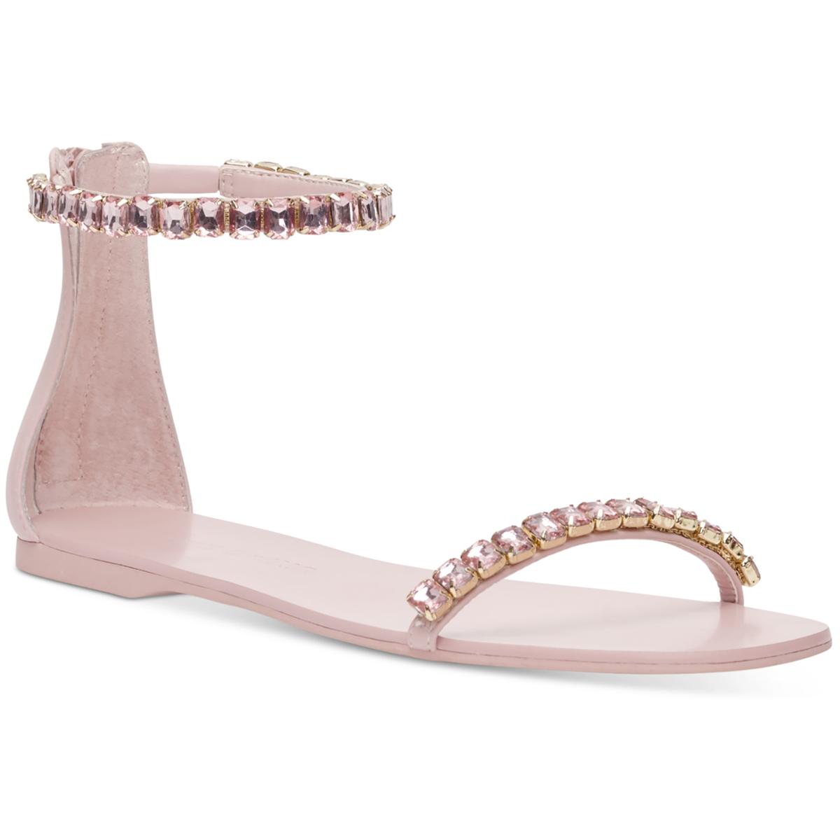 The Carmel 2 Rhinestone Faux Leather Ankle Strap